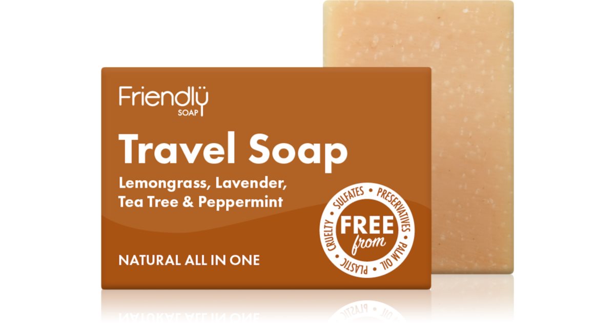 Friendly Soap Travel Soap Hair & Body Naturseife Für Körper und Haar