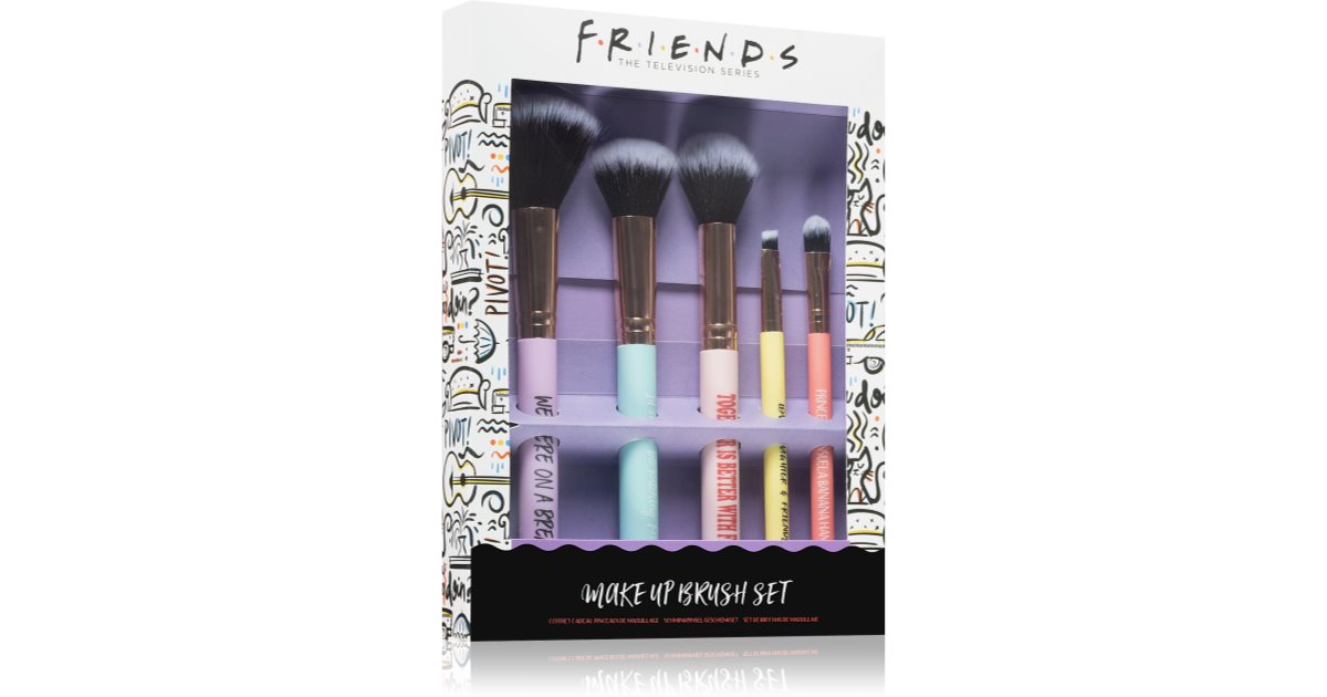 Kit 6 Pinceaux Maquillage Peggy Sage O’brush + Trousse Argentée - Neuf