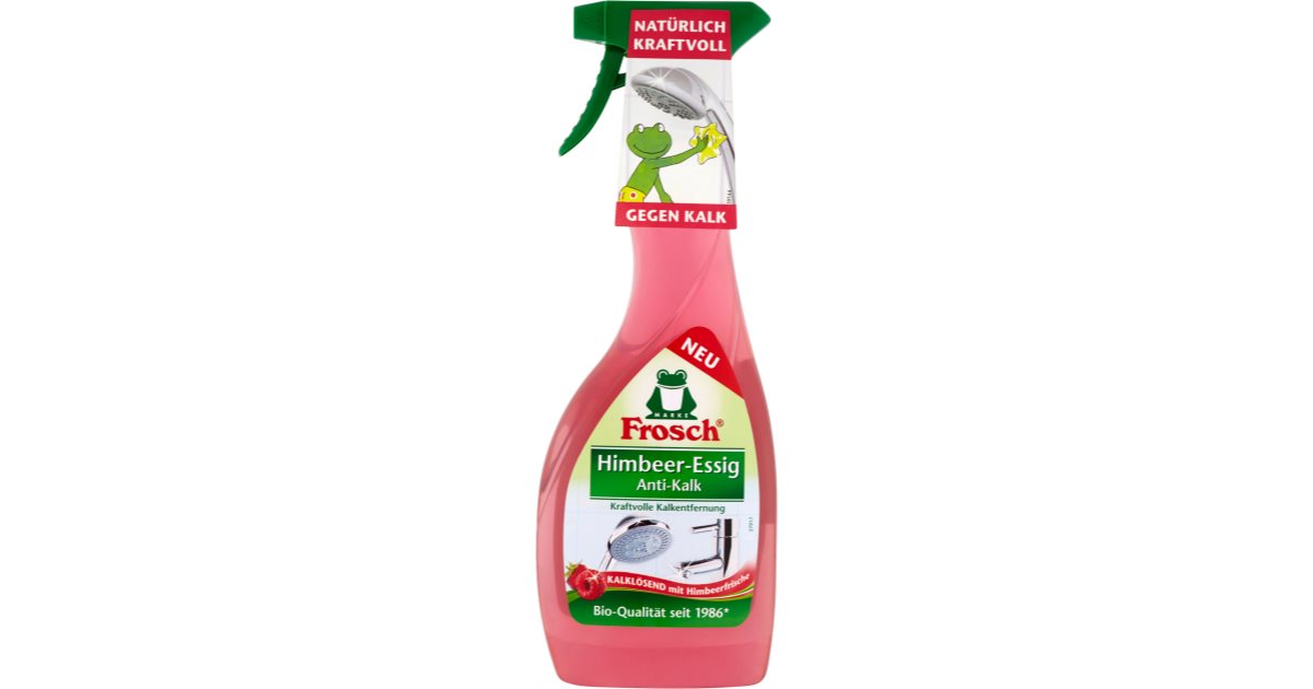 Frosch Anti Calc Raspberry Vinegar descaler spray notino.ie