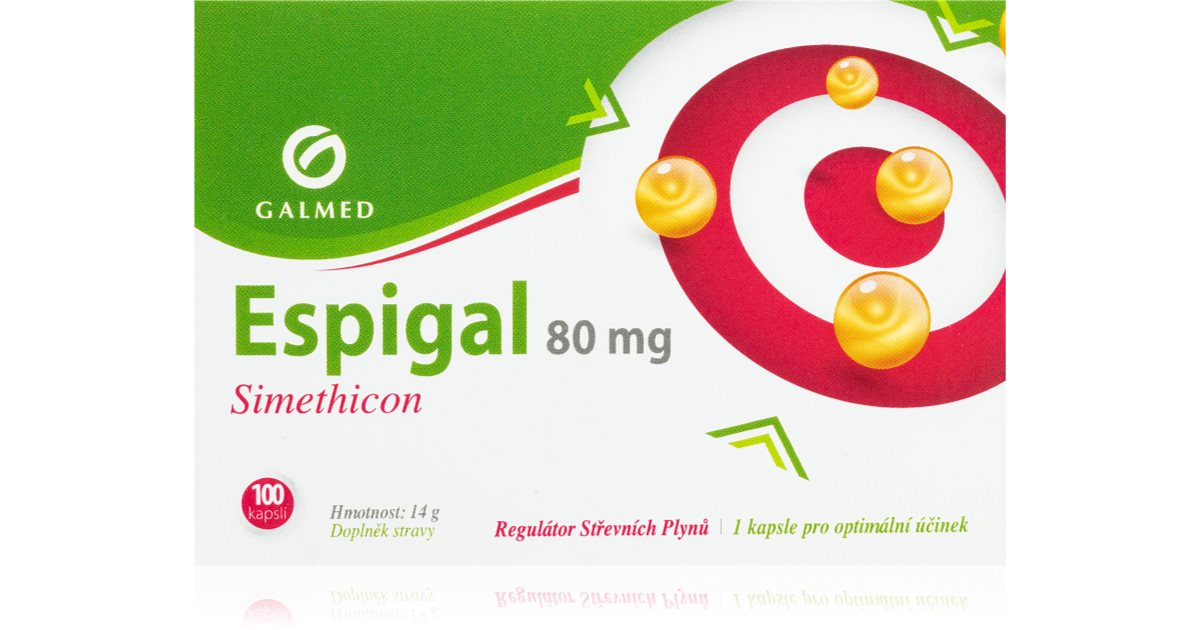 Galmed Espigal capsules to regulate intestinal gas notino.ie