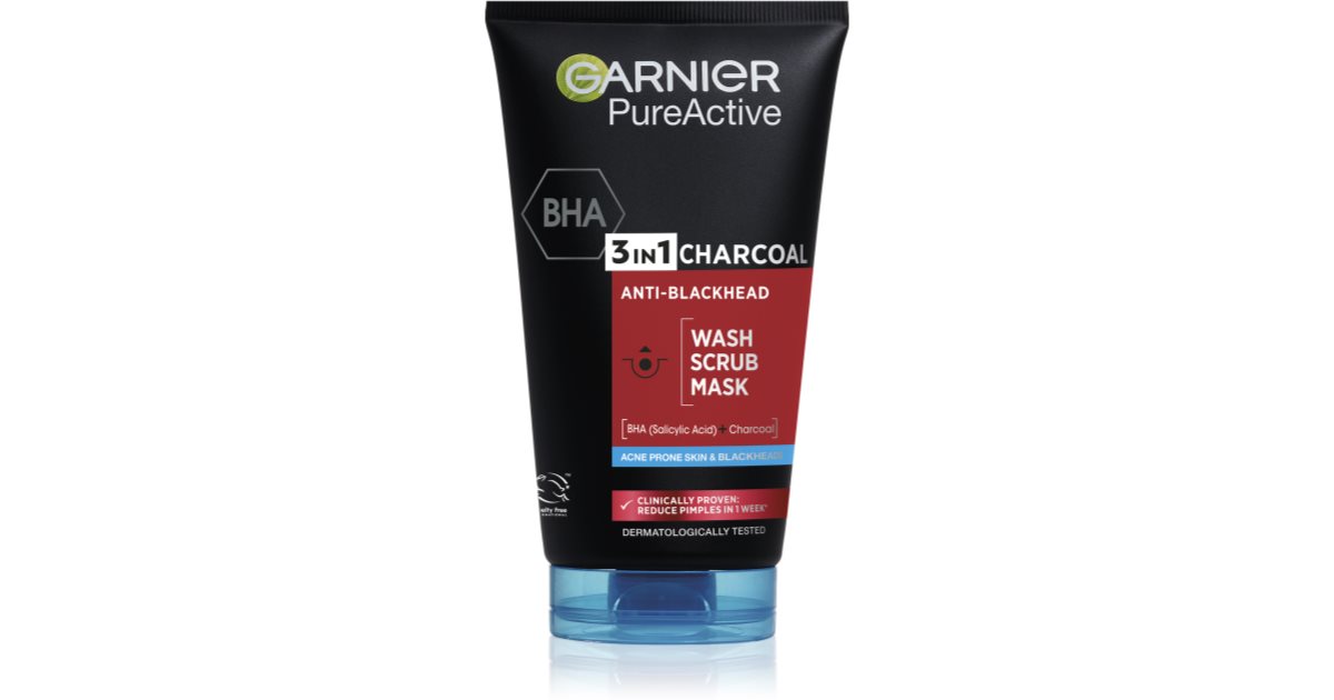 Comprar Garnier - Gel limpiador anti puntos negros con carbón y BHA Pure  Active