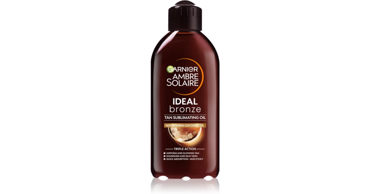 Garnier Ambre Solaire Ideal Bronze njegujuće ulje za sunčanje SPF 2