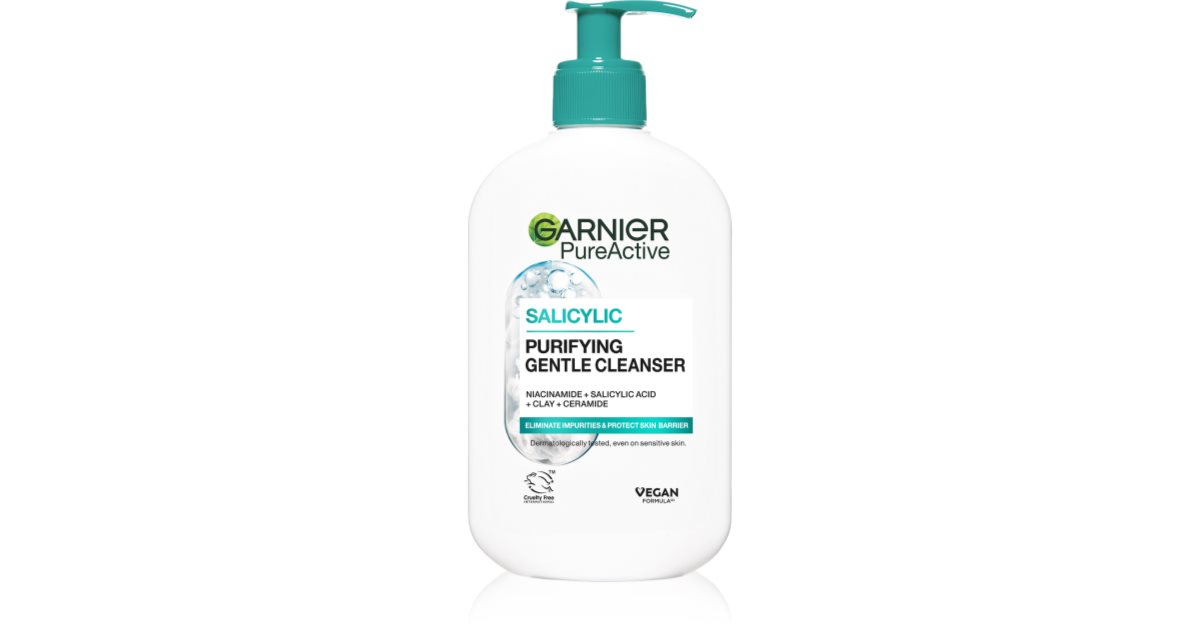 Pure Activ Garnier Pure Active gel nettoyant hydratant anti-imperfections de la ...