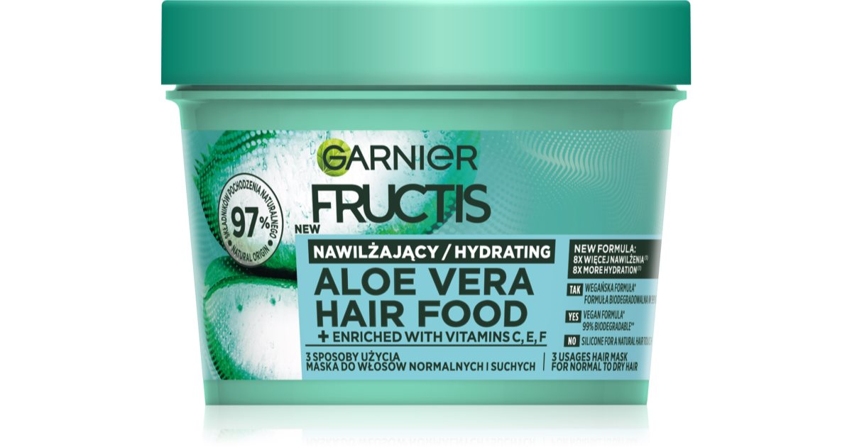 Garnier Fructis Aloe Vera Hair Food maseczka nawilżająca do włosów