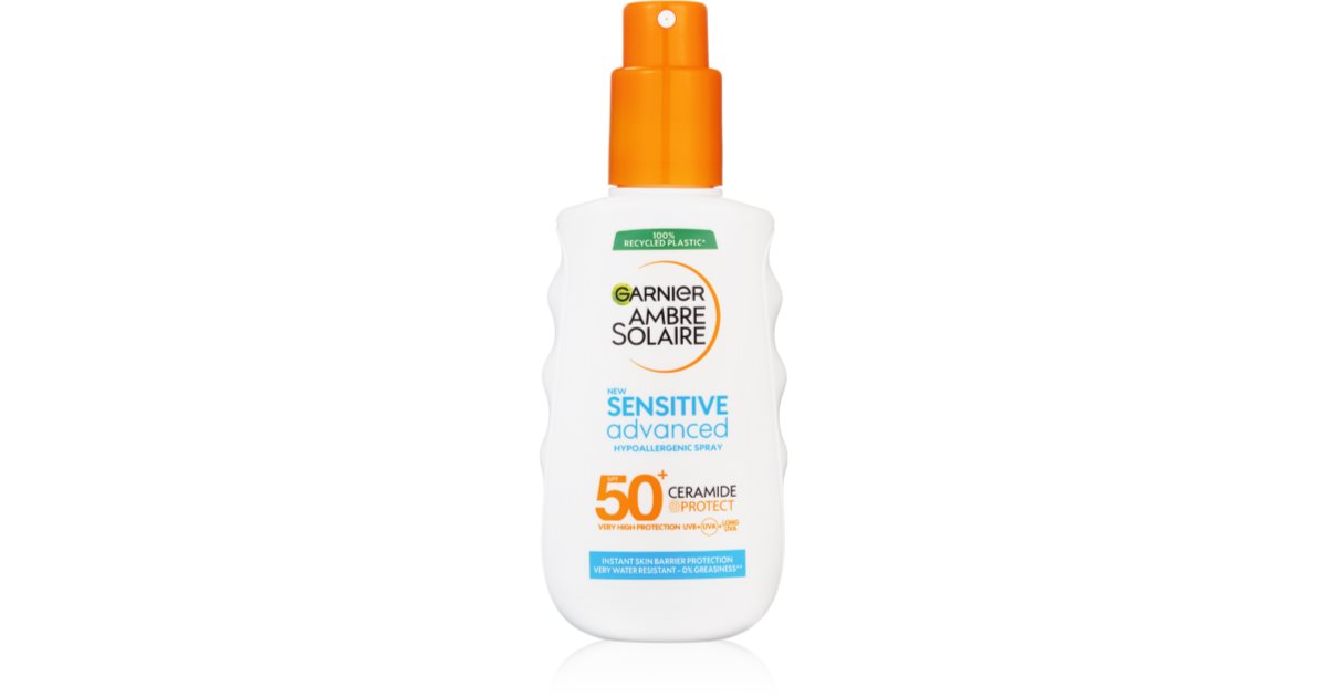 Garnier Sensitive Advanced Sonnenschutz-Serum LSF 50+ – 125 Ml, Wasserfest Mit Ceramiden