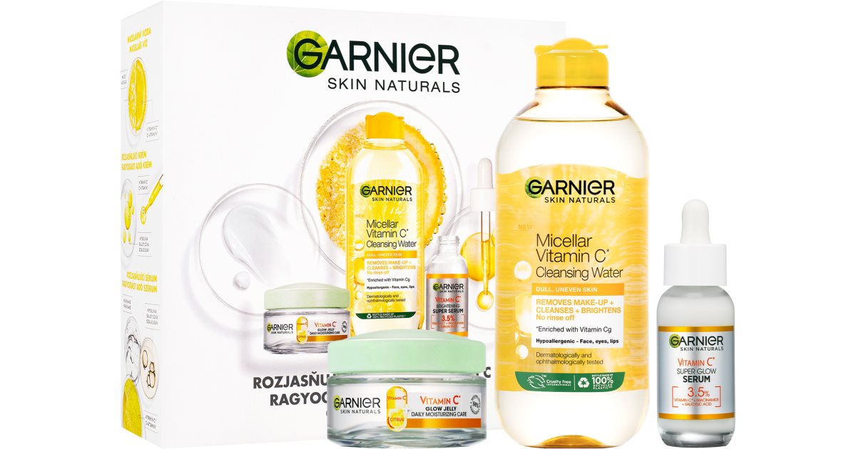 C vitamine coffret Garnier C) cadeau Vitamin Skin la (à Naturals