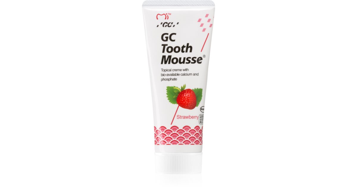 GC Tooth Mousse crème protectrice reminéralisante pour dents sensibles sans  fluorure 