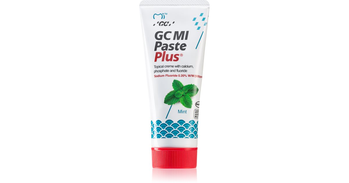 GC MI Paste Plus schützende remineralisierende Zahncreme für empfindliche Zähne mit Fluor | notino.at