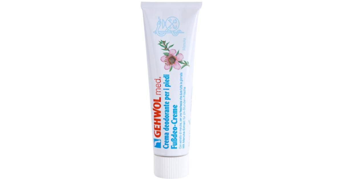 Gehwol Med crema deodorante intensa lunga durata per le gambe