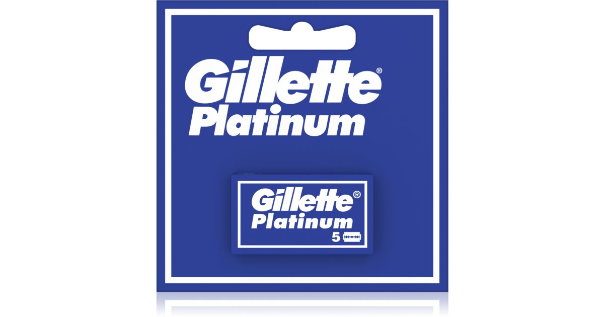 Gillette Platinum Double Edge lamette di ricambio