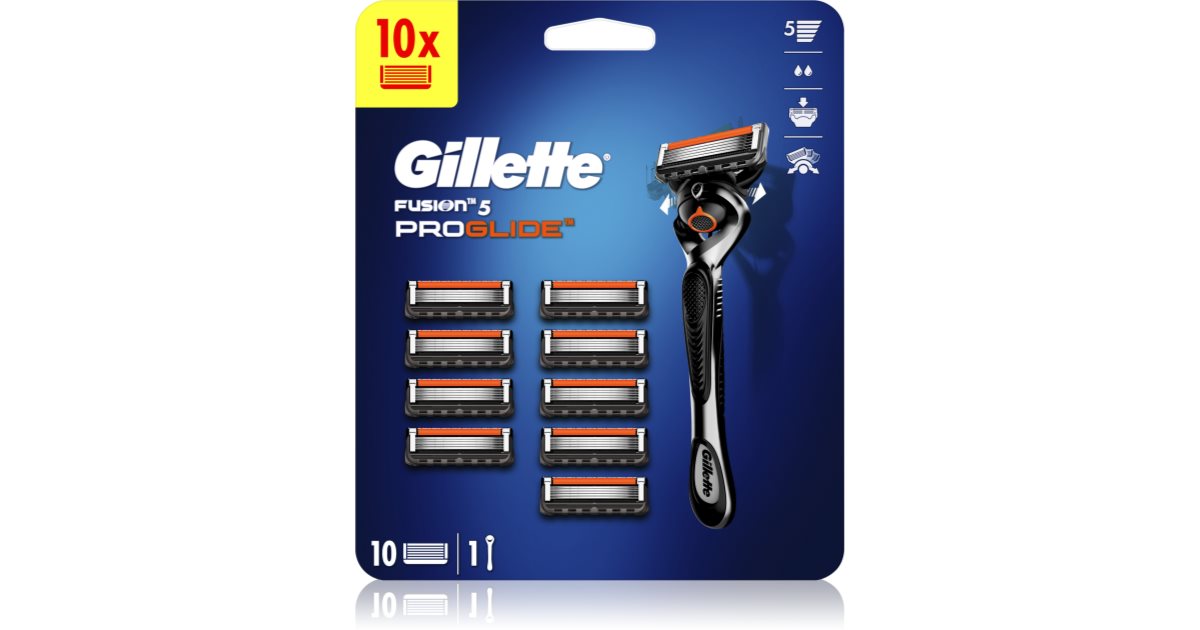Gillette Fusion5 Proglide Razor + Replacement Heads notino.ie