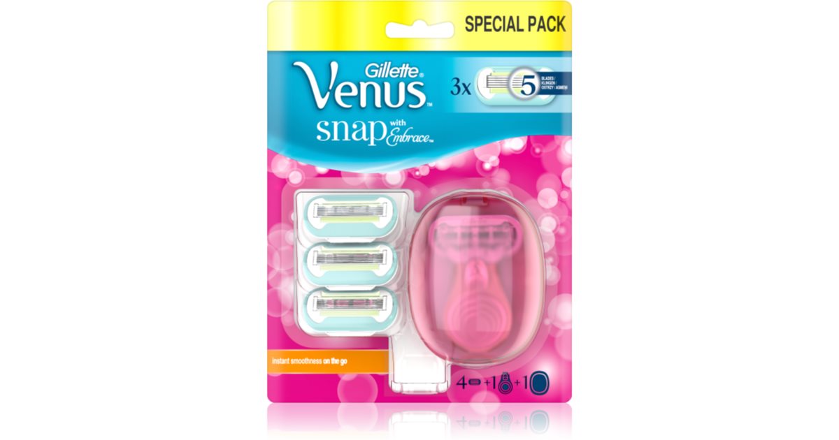 Gillette Venus Snap Travel Shaver Spare Blades Pcs Notino Co Uk