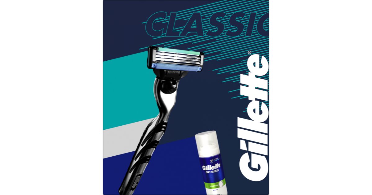 Gillette Classic + Sensitive Set Geschenkset für Herren | notino.at