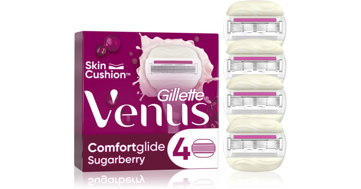 Pack De 9 Lames Gillette Venus Comfortglide Sugarberry - Recharges Pour Rasoir - Maxi Pack Neuf