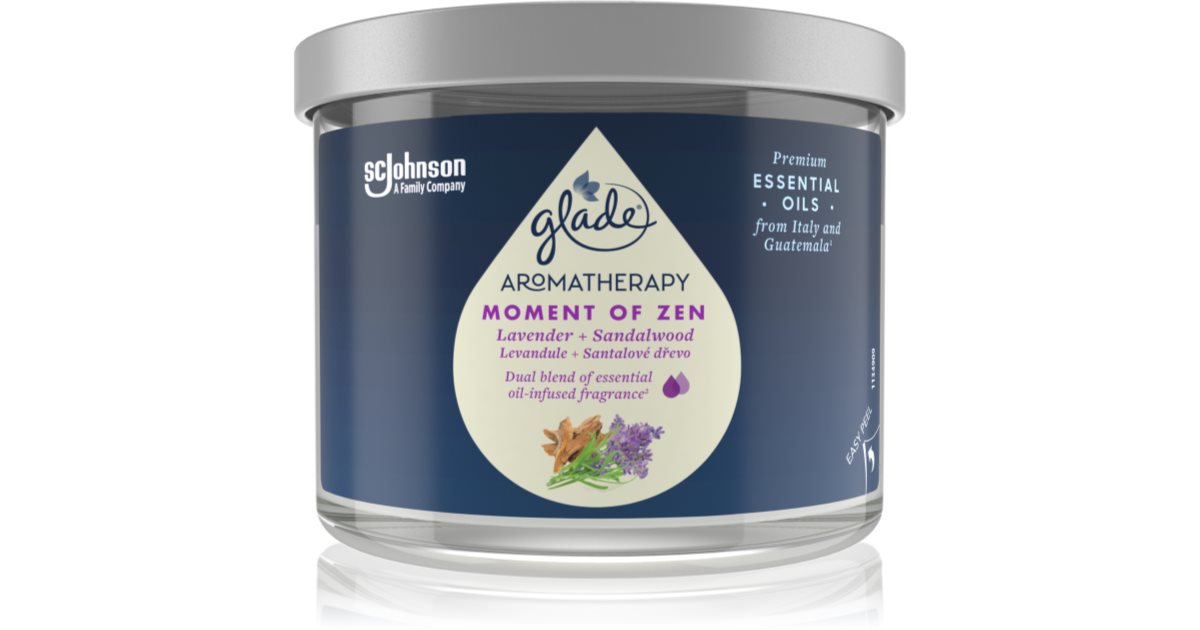GLADE Aromatherapy Moment of Zen vela perfumada notino.pt