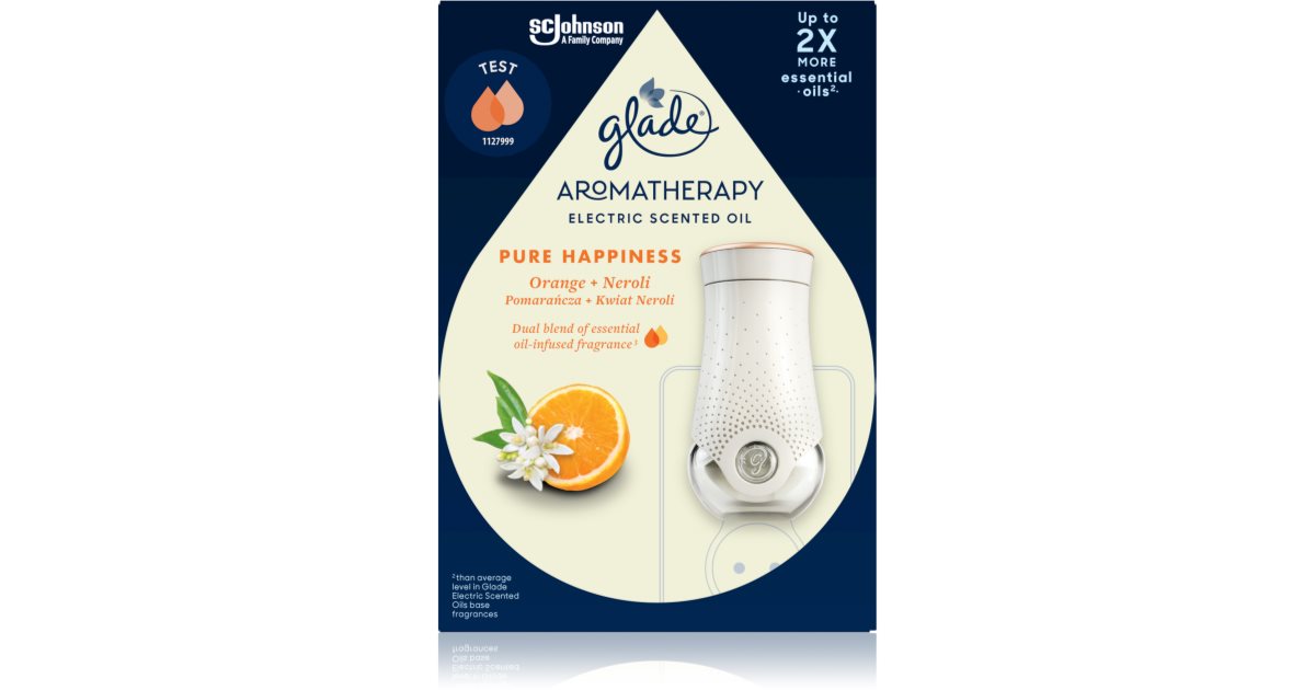 GLADE Aromatherapy Pure Happiness diffuseur électrique notino.fr