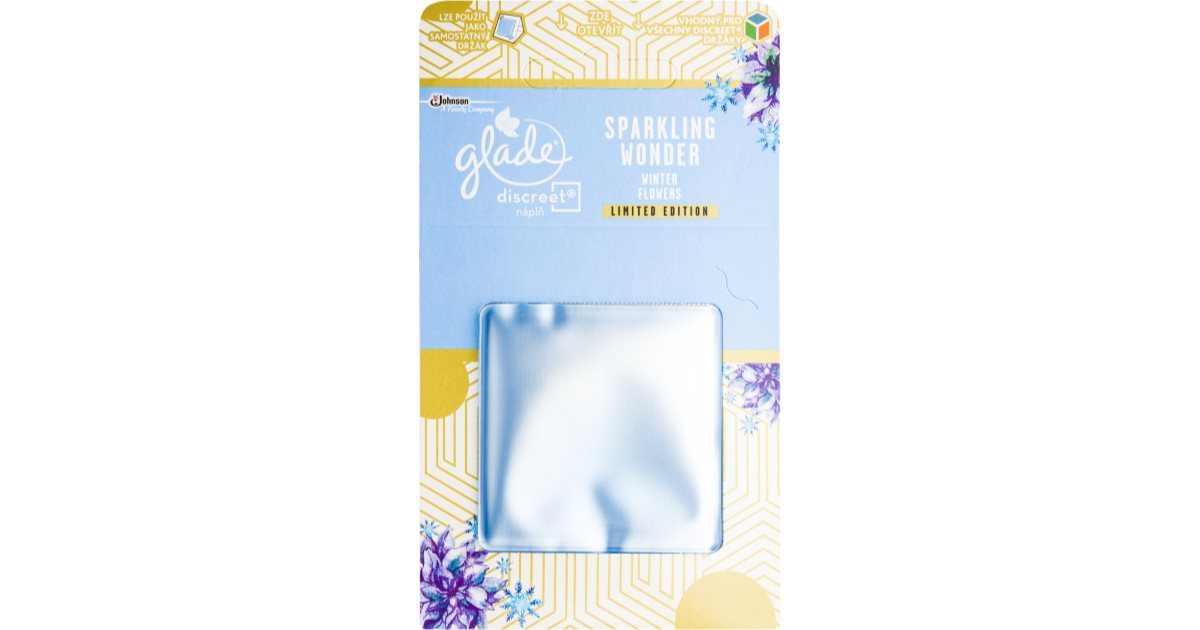 Glade Discreet Refill Air Freshener 8 g Winter Flowers Limited Edition notino.co.uk