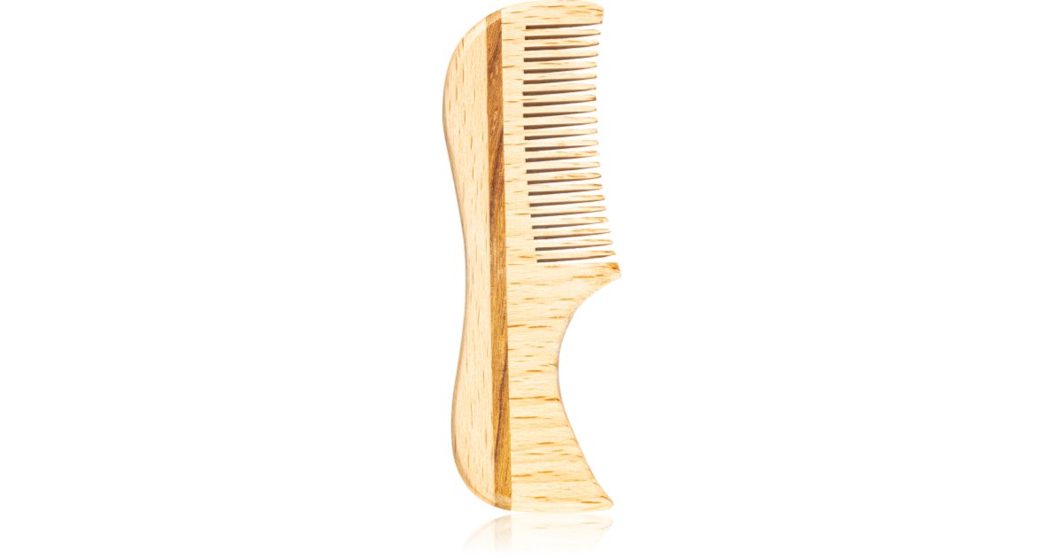 Peigne En Bois Pour Barbe Et Moustache Mootes - 8.5 Cm - Pour Homme - Neuf