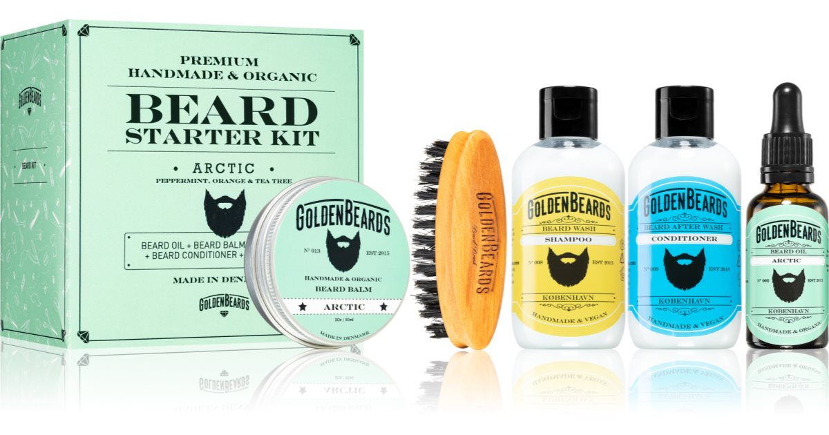 Golden Beards Beard Starter Kit Arctic set (for beard) for men notino