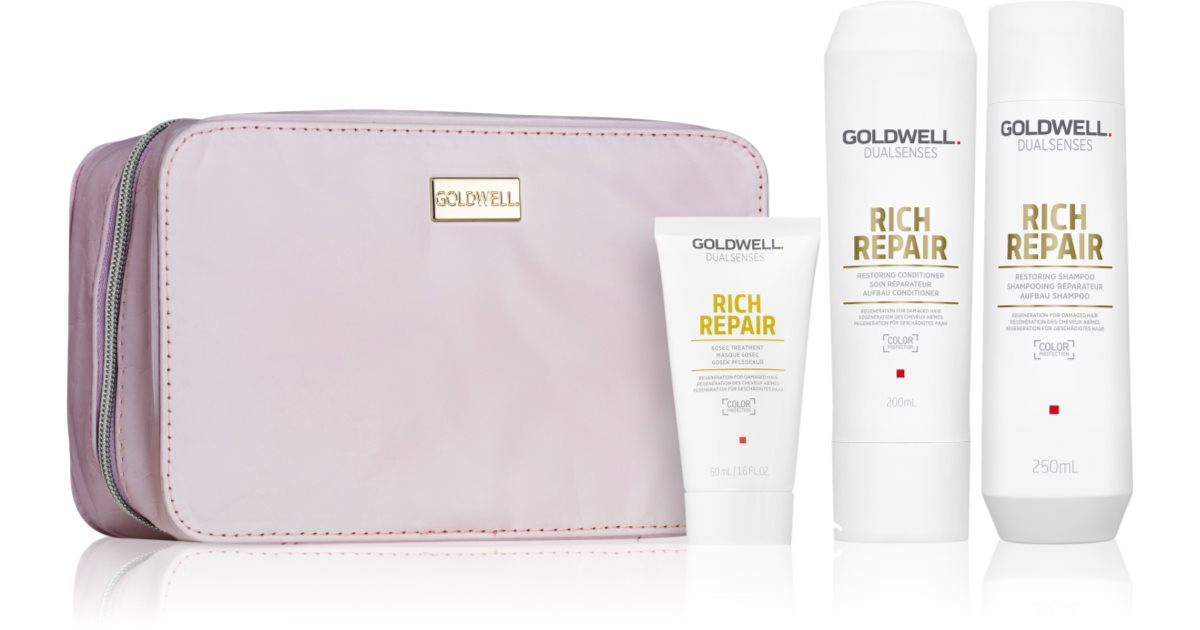 Per Fix Goldwell Dualsenses Rich Repair confezione regalo (per capelli rovinati ...