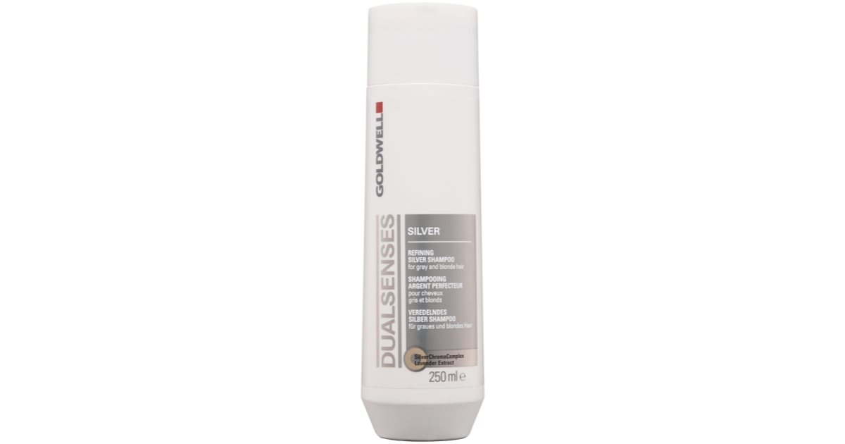 Blonde Haare Mit Silbershampoo Grau Bekommen Goldwell Dualsenses Silver Silbershampoo für blonde und graue Haare