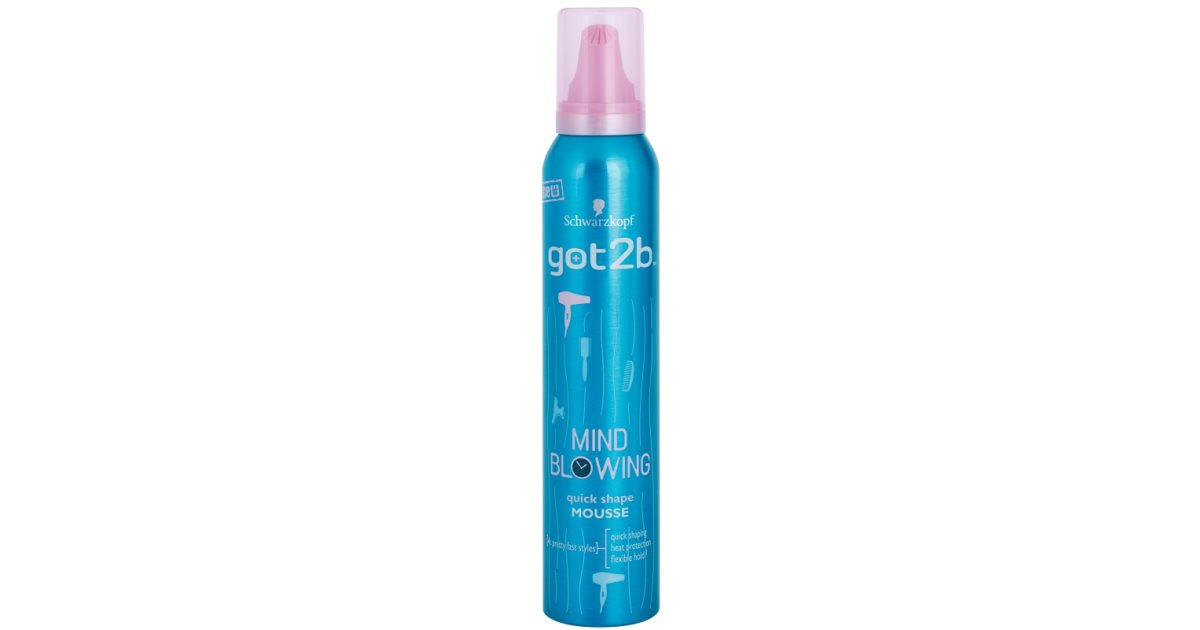 got2b Mind Blowing espuma fijadora styling protector de calor para el cabello notino.es