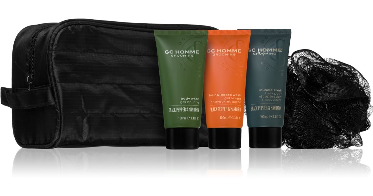 Grace Cole GC Homme gift set Black Pepper & Mandarin (for the bath) for ...