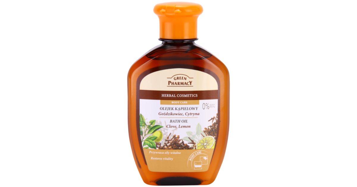 Green Pharmacy Body Care Clove & Lemon Bath Oil notino.co.uk