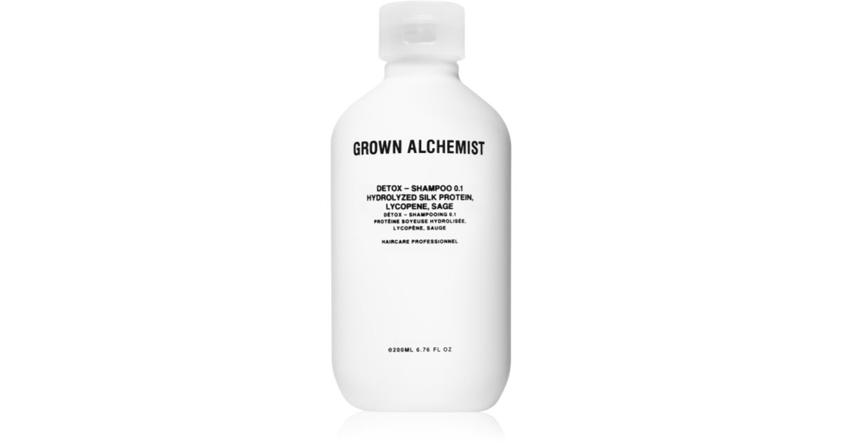 grown alchemist detox shampoo 0 1 valomasis detoksikacinis šampūnas