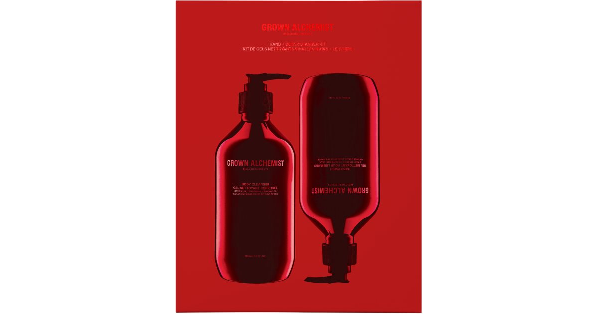 Grown Alchemist Hand + Body Cleanser Kit gift set (for hands and body