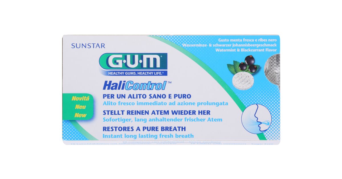 G.U.M HaliControl tabletky pro osvěžení dechu | notino.cz