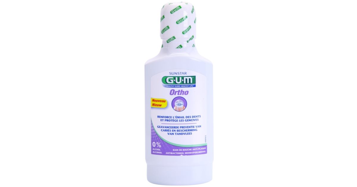 G.U.M Ortho Mouthwash for users of fixed braces notino.ie