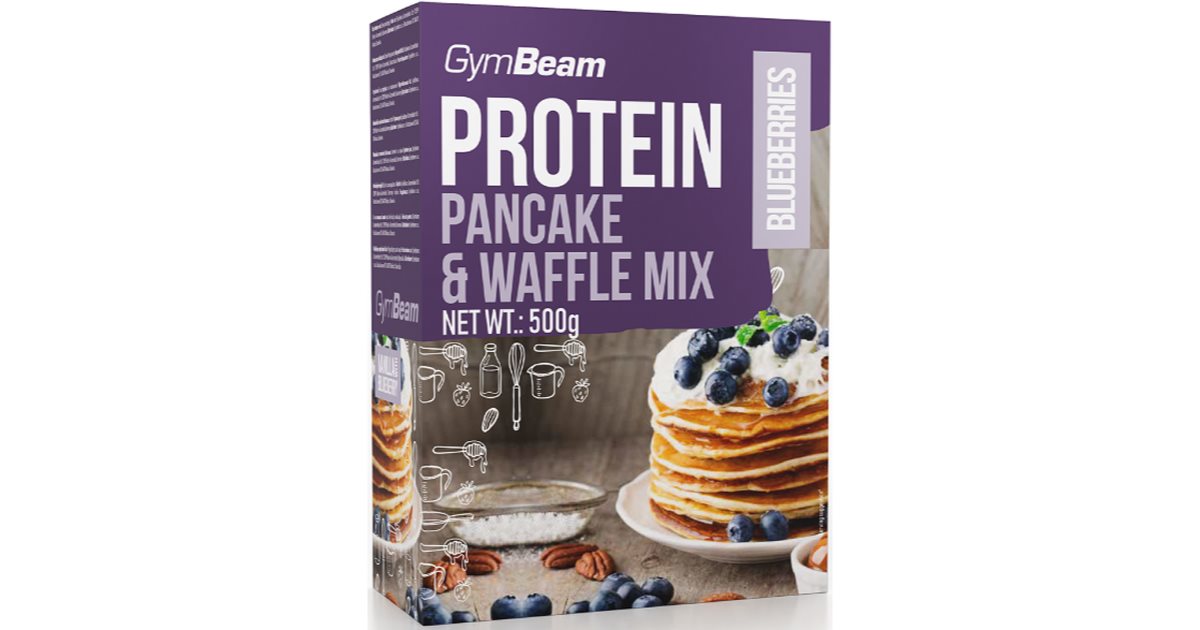 GymBeam Protein Pancake &amp; Waffle Mix Mischung zur Zubereitung von ...