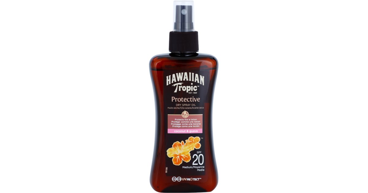 Hawaiian tropic protective dry oil 2025 spf 20