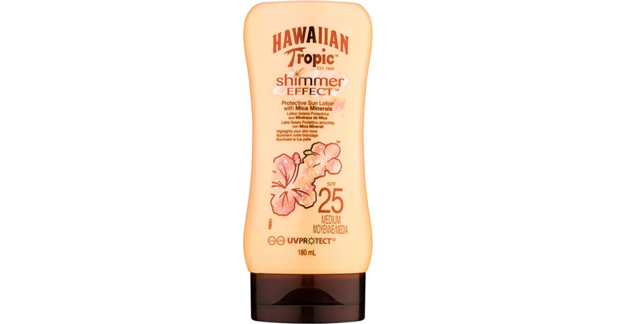 Hawaiian Tropic Shimmer Effect Mjölk för solbränna SPF 25 notino.se