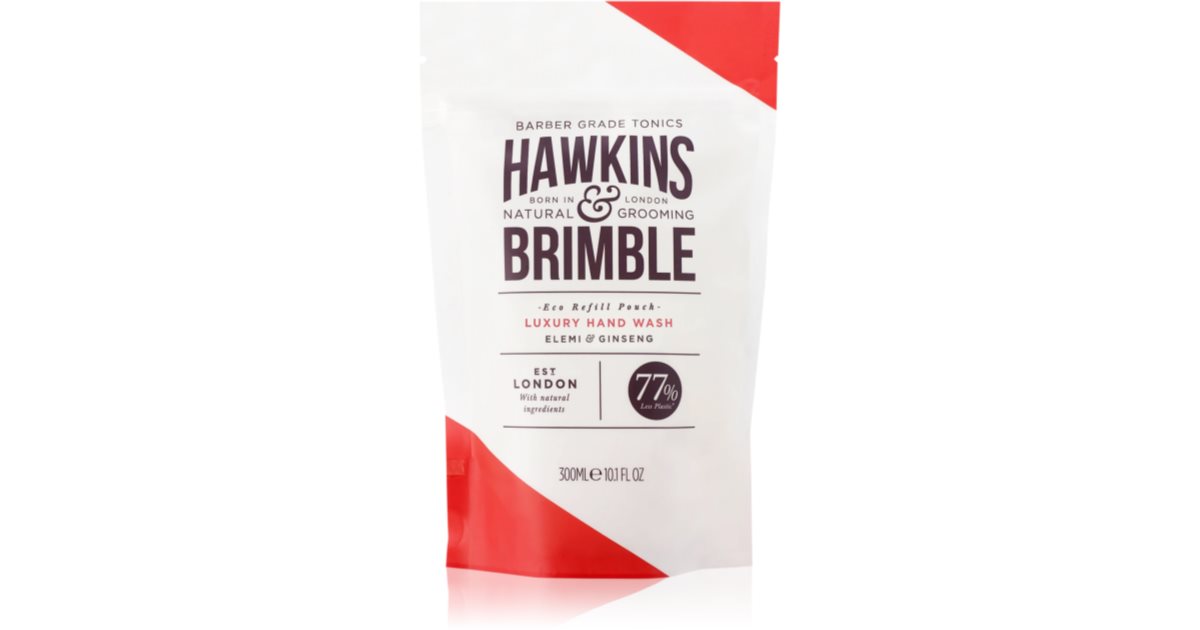 Hawkins & Brimble Luxury Hand Wash Eco Refill Pouch flüssige Seife für ...