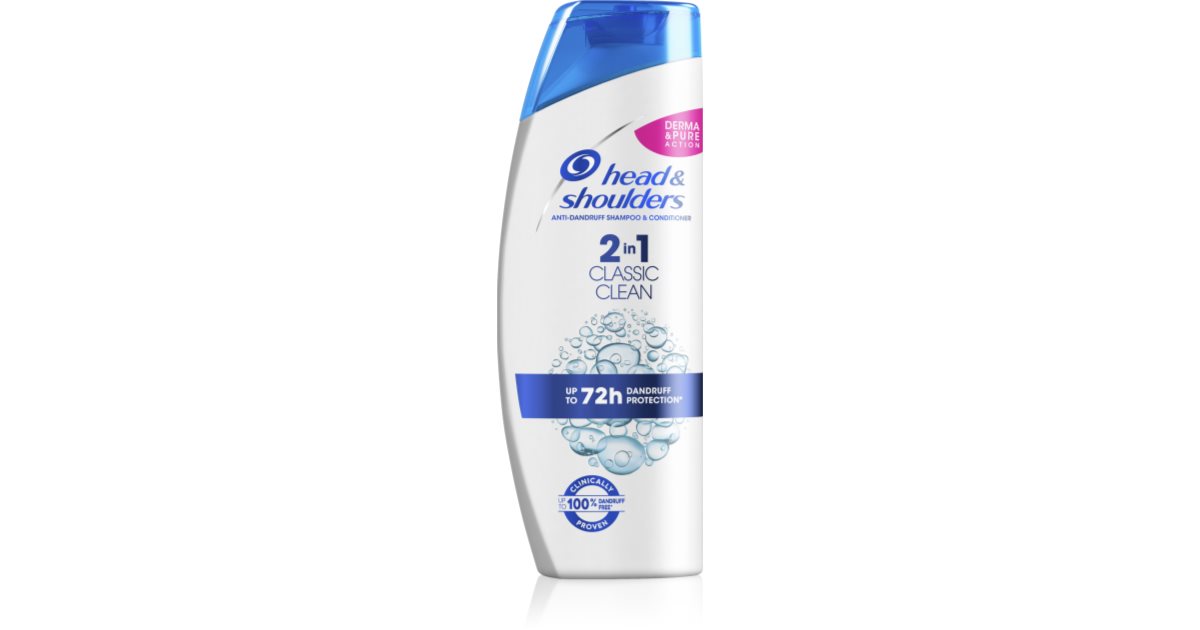 Head & Shoulders Classic Clean 2in1 shampoing antipelliculaire 2 en 1 notino.fr