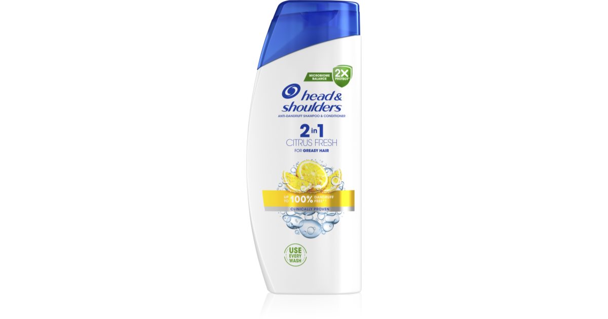 Lot De 2 Shampoings Head & Shoulders 625 Ml – Citrus Fresh – Neufs