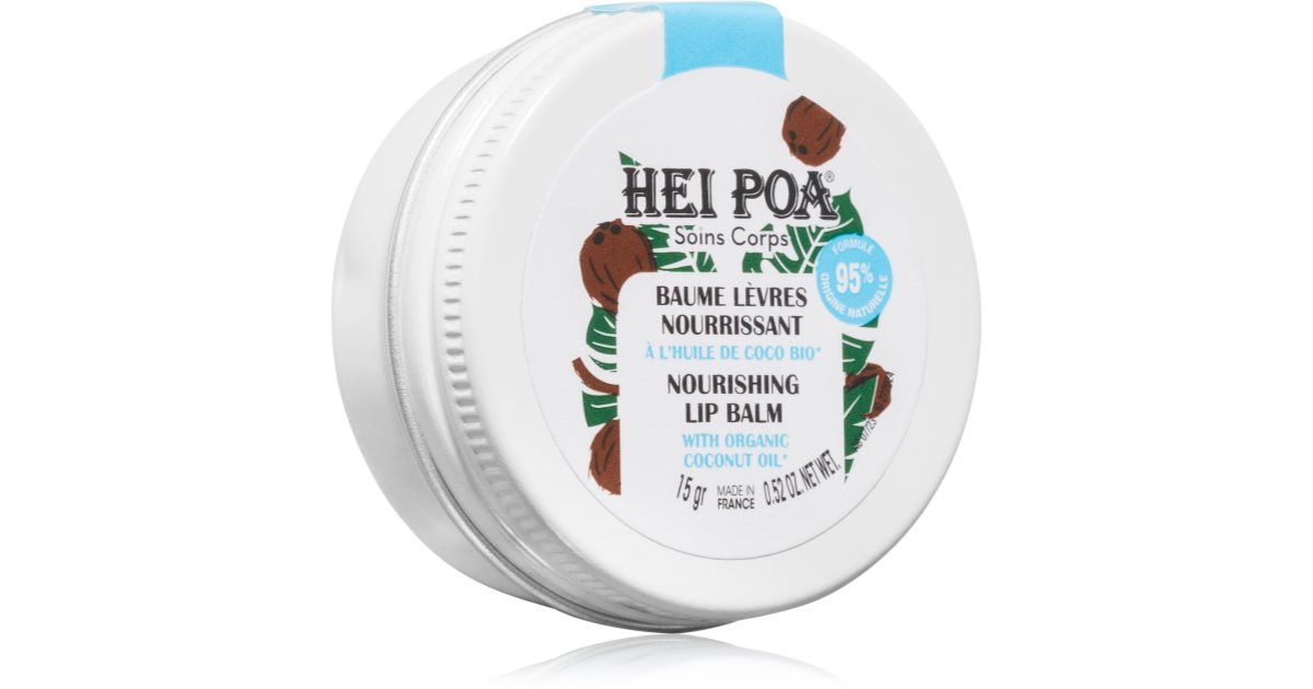 Hei Poa Coconut Oil nourishing lip balm with coconut oil notino.co.uk