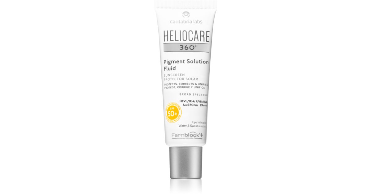 Pigmentation Solution Heliocare 360° Pigment Solution Fluid Face Sun Fluid for pigment spot ...