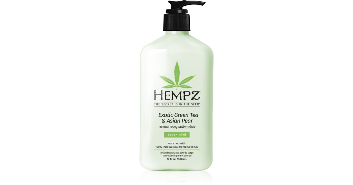 HEMPZ Exotic Green Tea & Asian Pear hydrating body lotion notino.co.uk