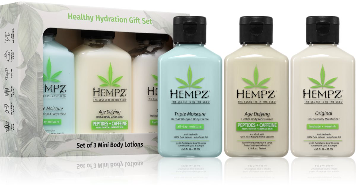 HEMPZ Healthy Hydration gift set for the body | notino.co.uk