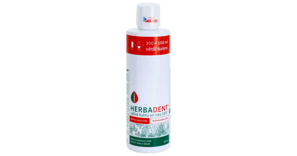 Herbadent Herbal Care bain de bouche aux herbes | notino.fr