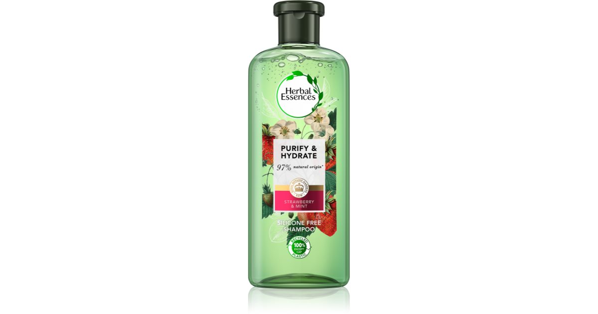 Herbal Essences 97 Natural Origin Strawberry&Mint Shampoo für das Haar Notino