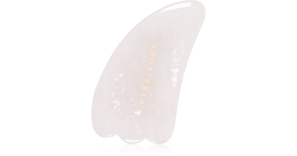 Herbivore Rose Quartz Gua Sha masážní pomůcka notino.cz
