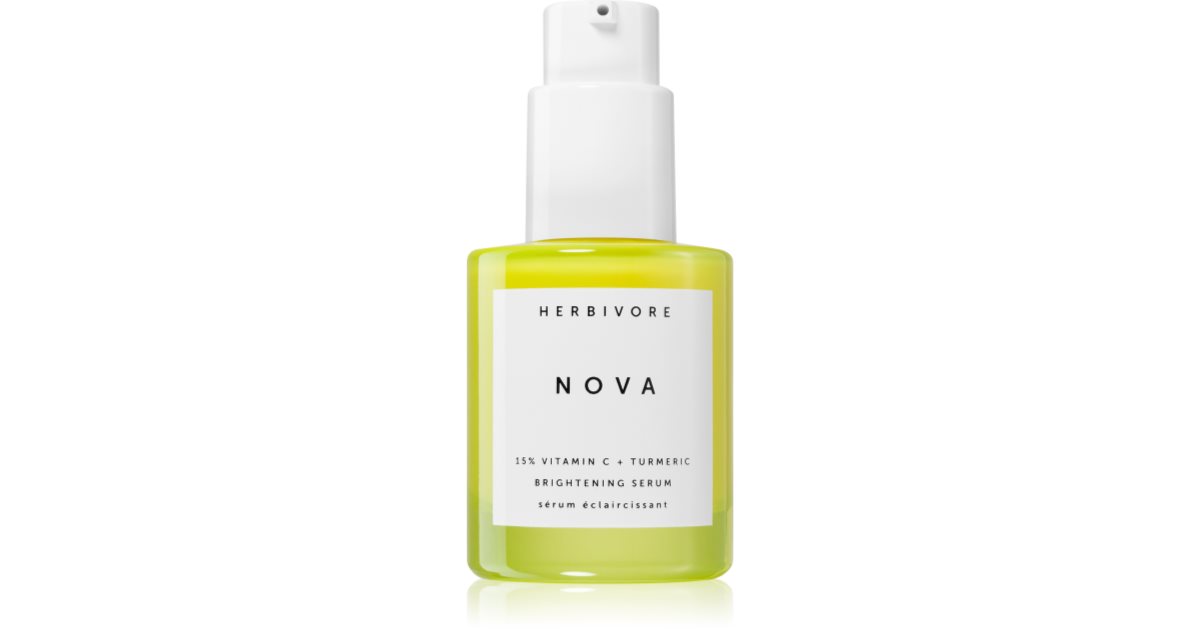 Herbivore Nova 15 Vitamin C + Turmeric brightening serum notino.co.uk