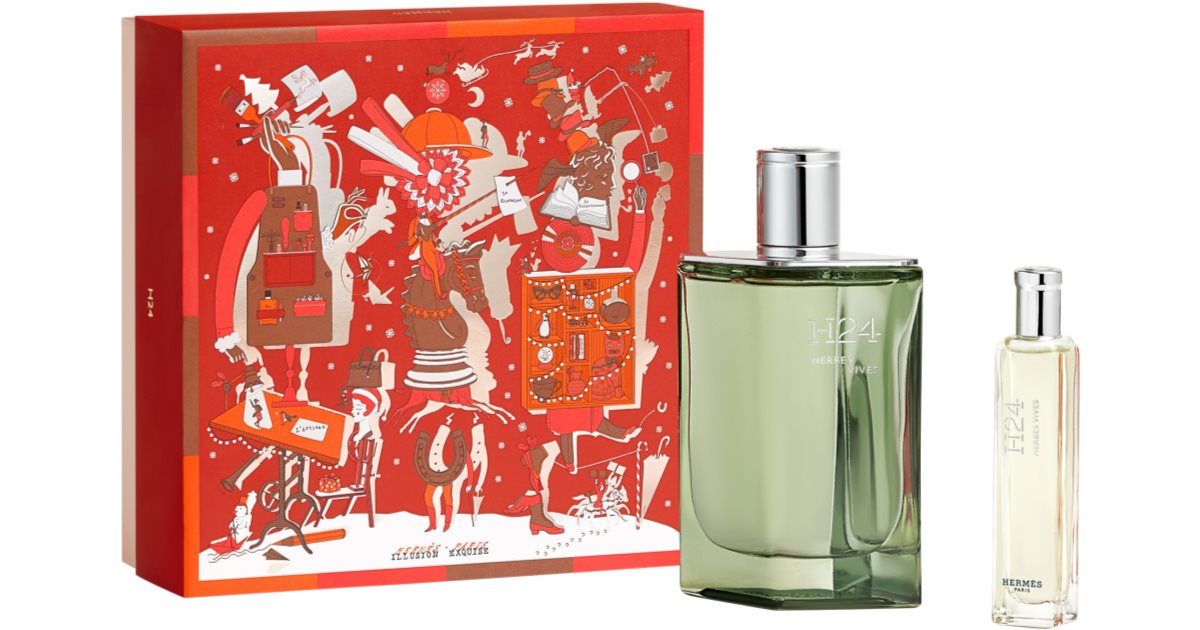 HERMÈS H24 Herbes Vives Eau de Parfum Set Geschenkset für Herren