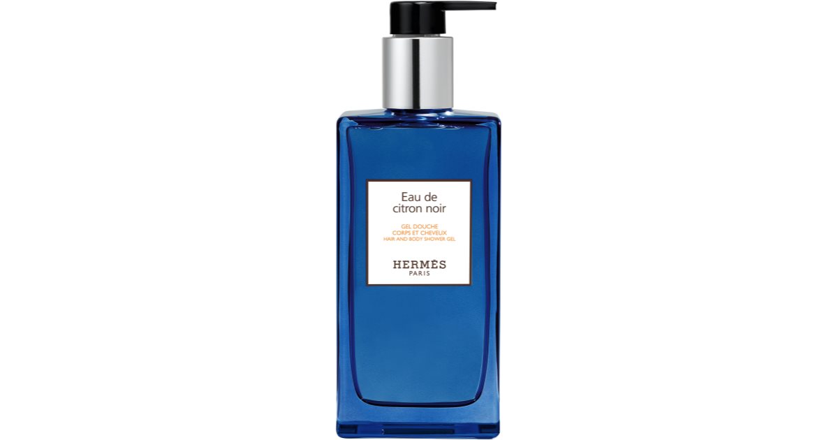 HERMÈS LE BAIN Eau de citron noir 3点セット HERMÈS Le Bain Eau de citron noir żel pod prysznic do ciała