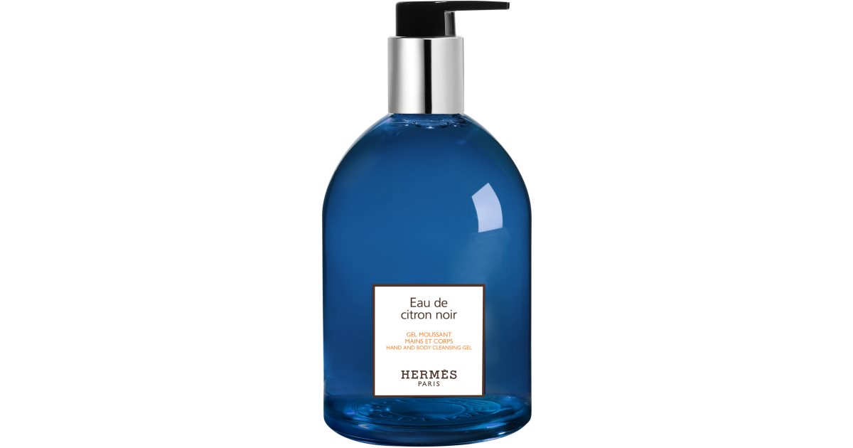 HERMÈS LE BAIN Eau de citron noir 3点セット HERMÈS Le Bain Eau de citron noir żel oczyszczający do rąk i