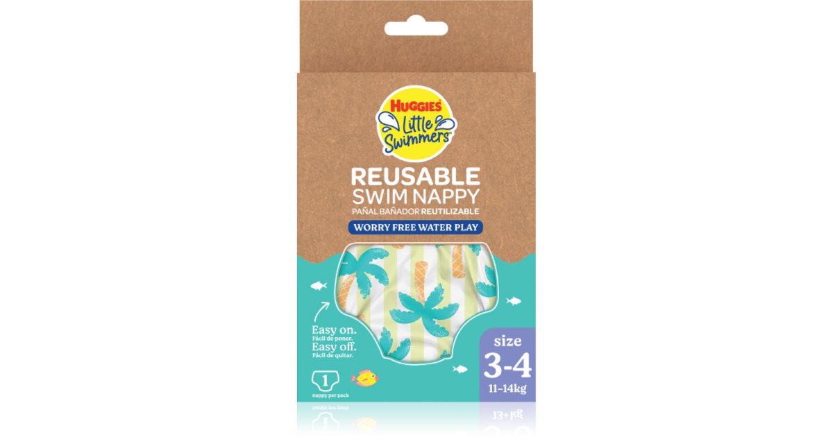 Huggies Little Swimmers Reusable 3/4 washable swim nappies notino.ie